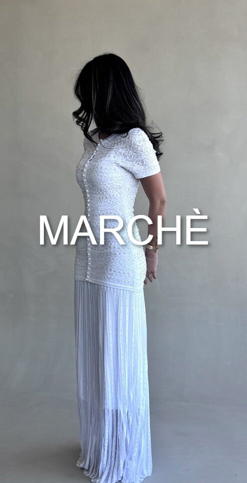 SUMMER PEARLS KNIT DRESS