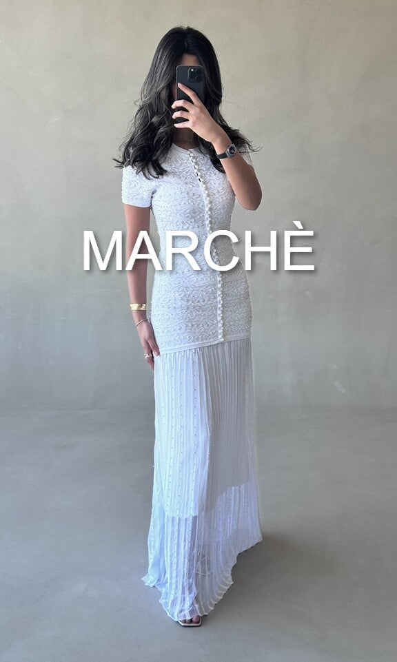 SUMMER PEARLS KNIT DRESS