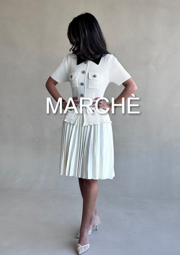 KNITTED KNEE LENGTH DRESS