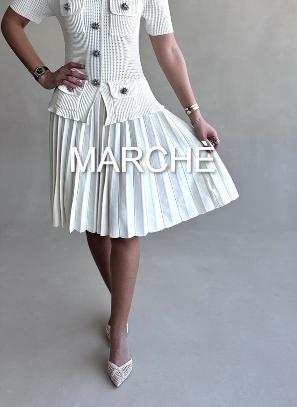 KNITTED KNEE LENGTH DRESS