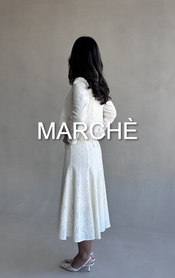 GENTLE LACE SET DRESS + JACKET
