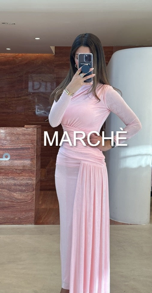 MODEST LONG EVENING DRESS