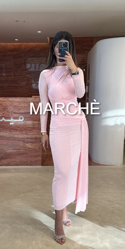 MODEST LONG EVENING DRESS