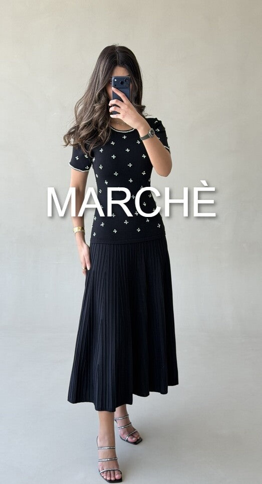 SHORT SLEEVE FLORAL BEAD
