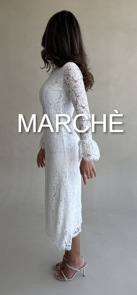 LACE HIGH NECK DRESS