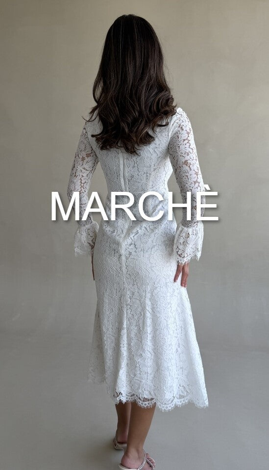 LACE HIGH NECK DRESS
