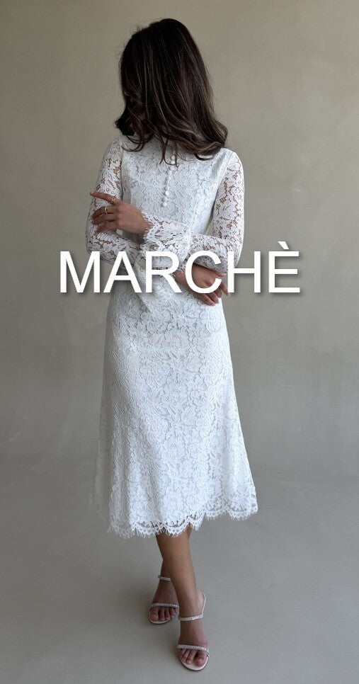 LACE HIGH NECK DRESS