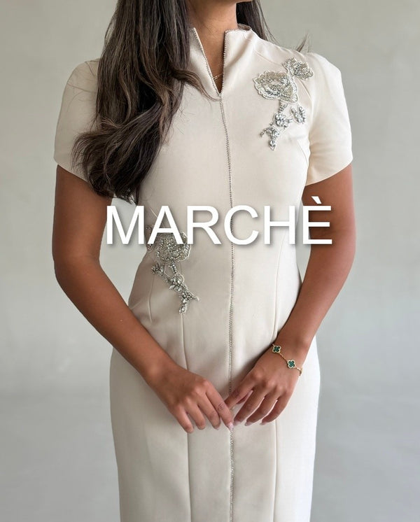 FLOWER EMBROIDERED FLARES
