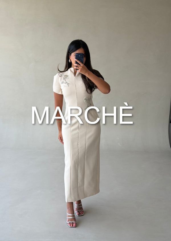 FLOWER EMBROIDERED FLARES