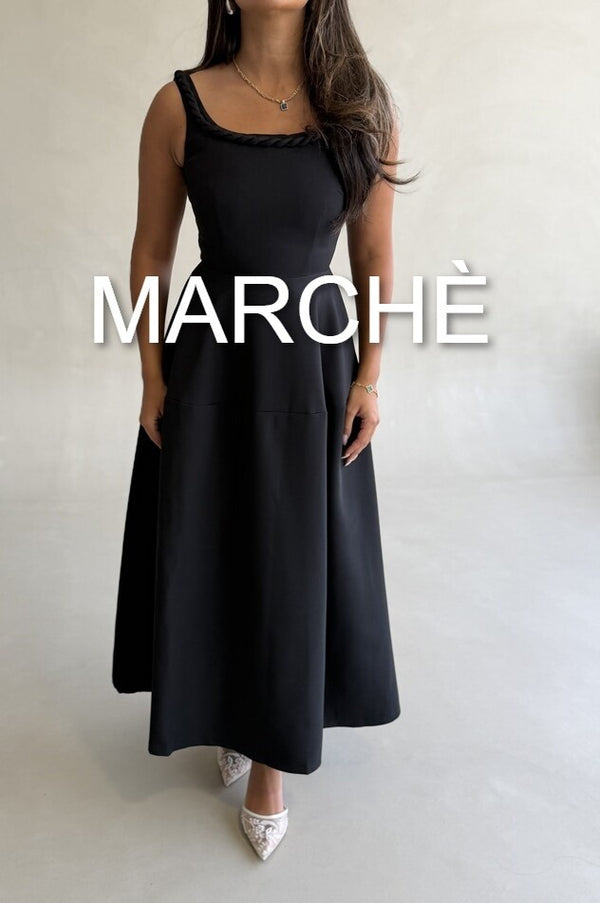 ROPE NECK DESIGN DRESS