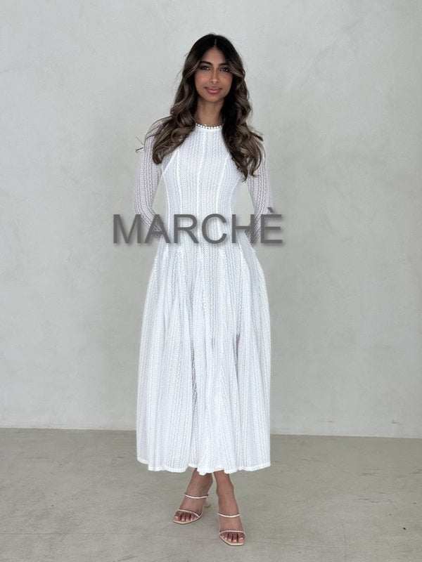 MESH EUROPEAN LONG DRESS