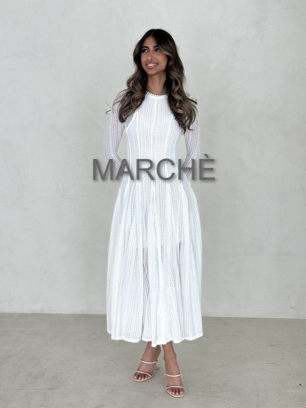 MESH EUROPEAN LONG DRESS
