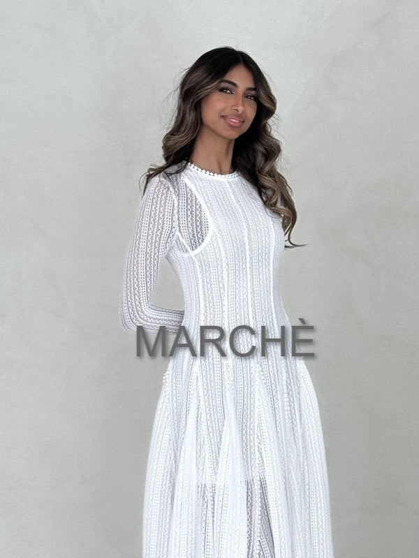 MESH EUROPEAN LONG DRESS