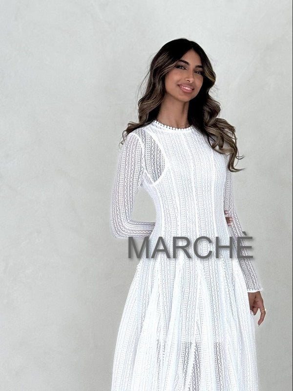 MESH EUROPEAN LONG DRESS