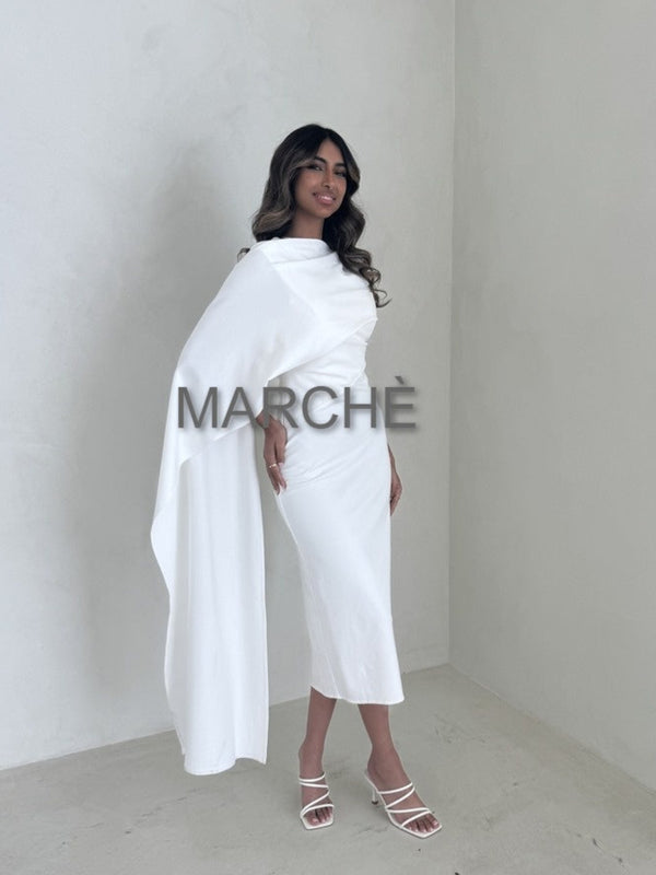 CREPE EVENING DRESS