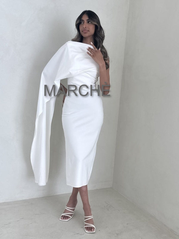 CREPE EVENING DRESS