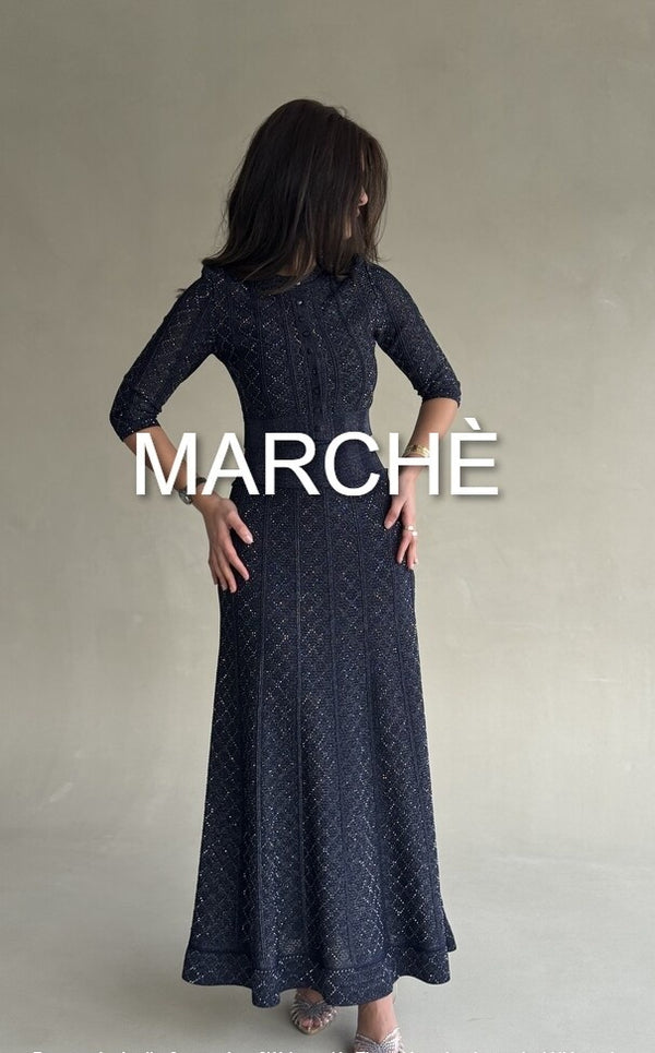 VERTICAL ROUND NECK CARDIGAN +SKIRT