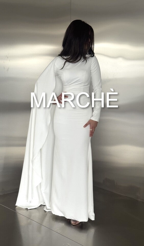 PLEATED  LONG SLIM DRESS