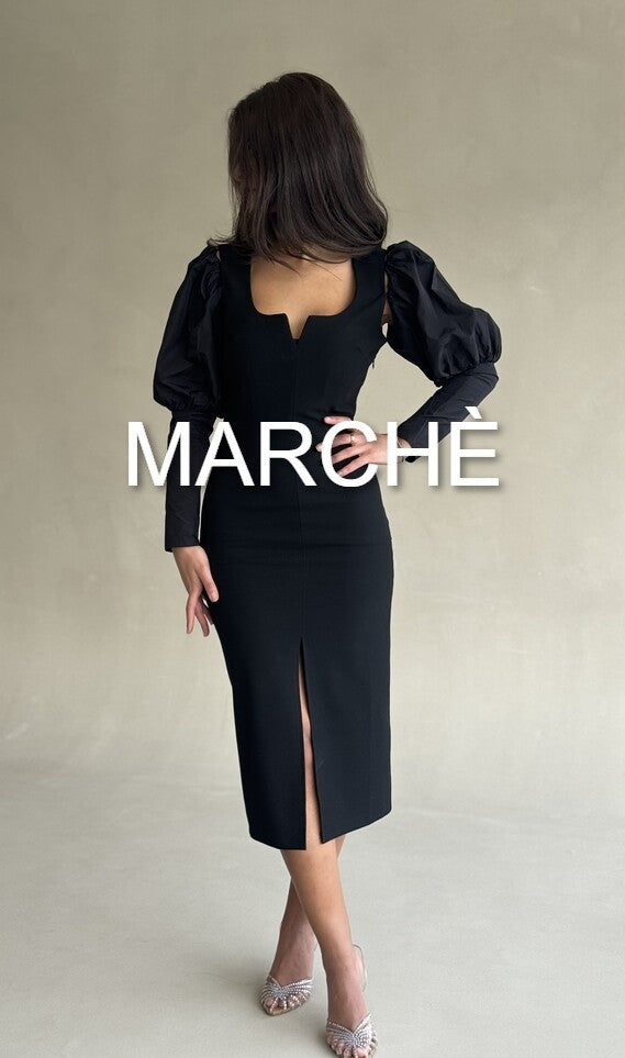 SEXY BUBBLE  SLEEVE DRESS