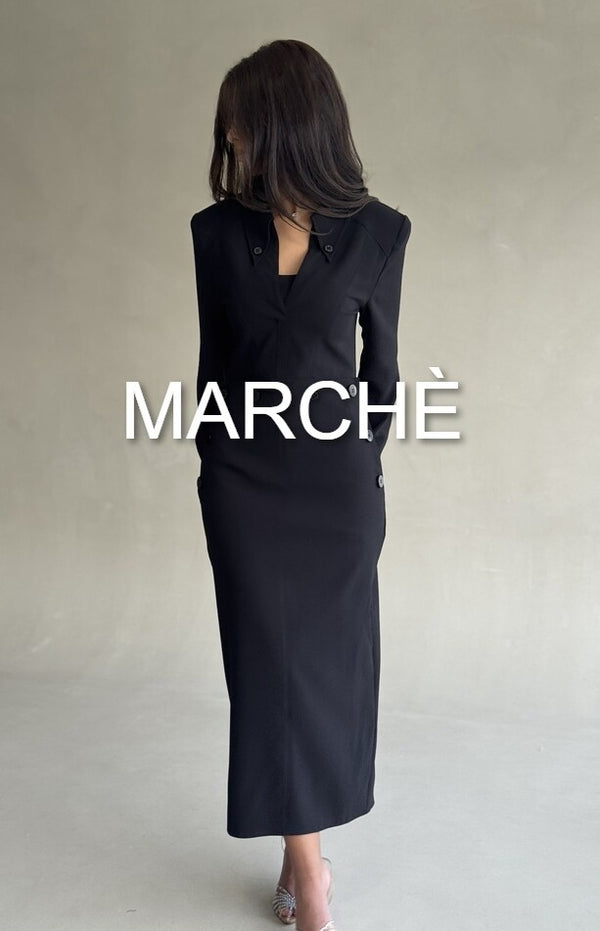 BUTTONED WAIST DRESS