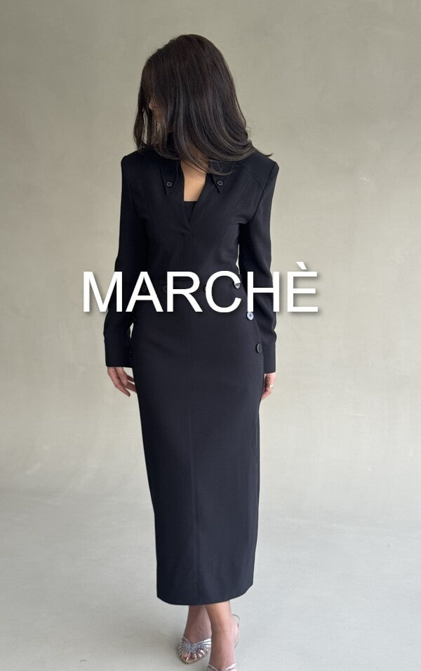 BUTTONED WAIST DRESS