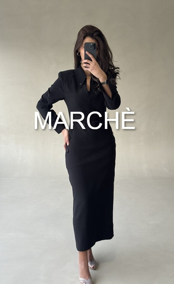 BUTTONED WAIST DRESS