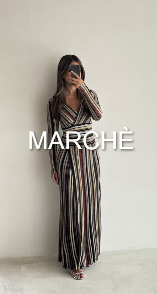 MAXI RAINBOW CASUAL DRESS