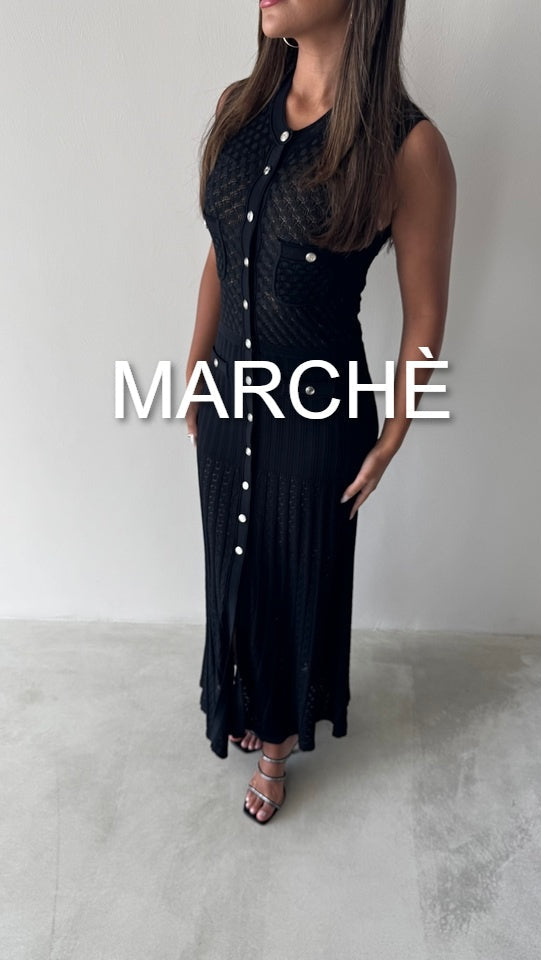CROSSBODY KNIT SLEEVELESS