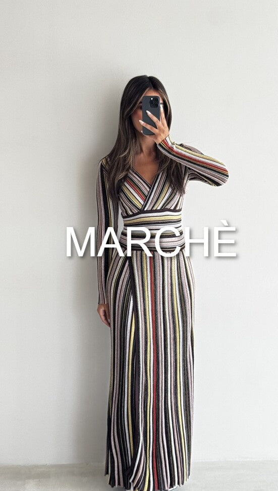 MAXI RAINBOW CASUAL DRESS