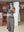 PINCHED WAIST LONG DRESS