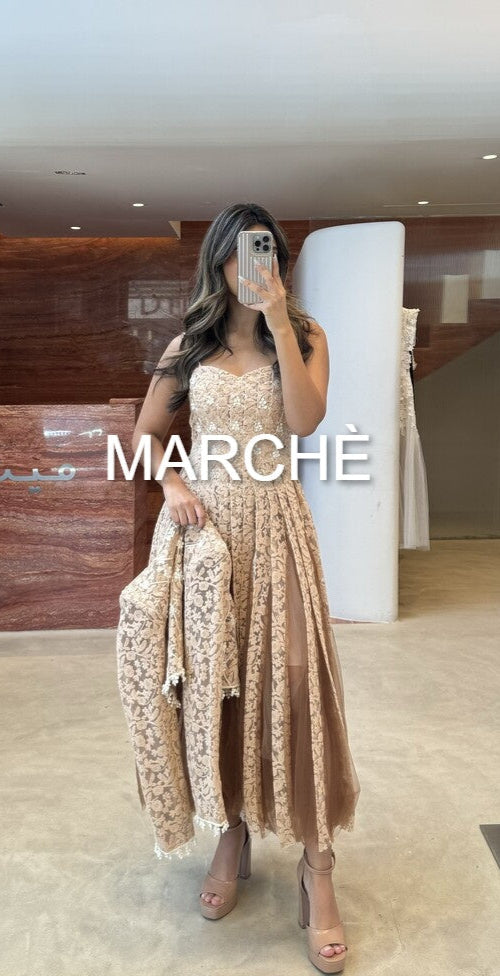 COAT SLIP LACE DRESS