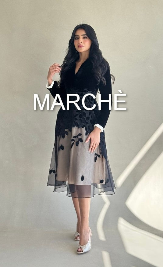 LACE FLORAL VELVET DRESS