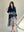 LACE FLORAL VELVET DRESS