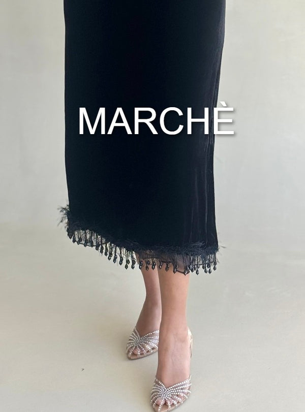 BEAD FEATHER VELVET