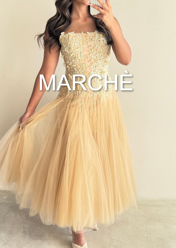 COTTON CANDY PUFF DRESS