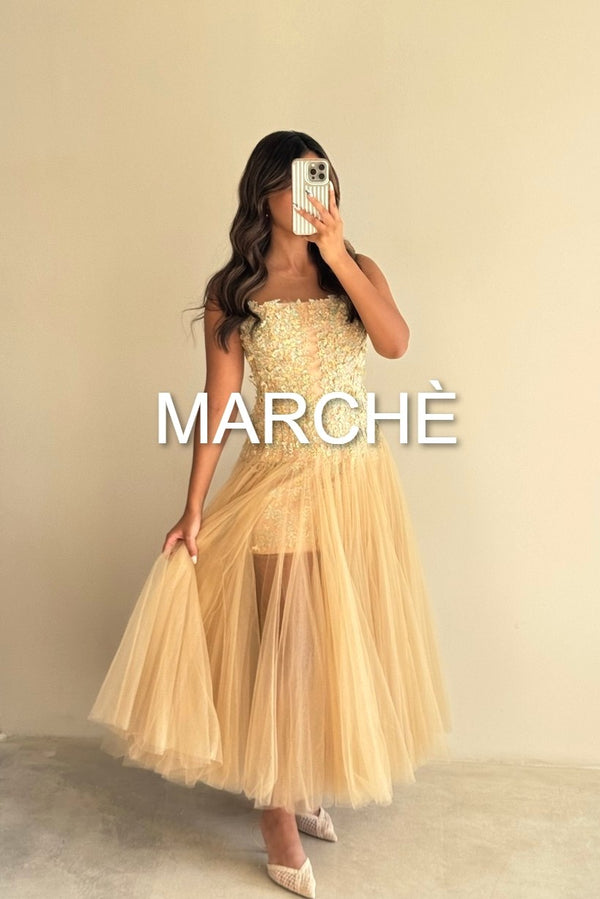COTTON CANDY PUFF DRESS