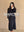 FULL SLEEVE BELTED LONG DRESS