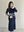FULL SLEEVE BELTED LONG DRESS
