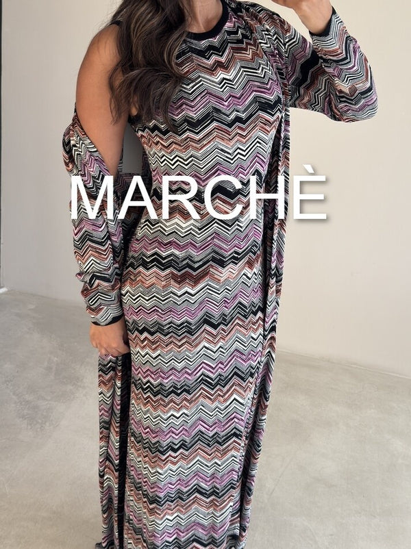 MULTI COLOR CARDIGAN + TANK DRESS