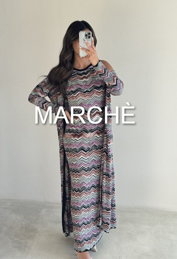 MULTI COLOR CARDIGAN + TANK DRESS