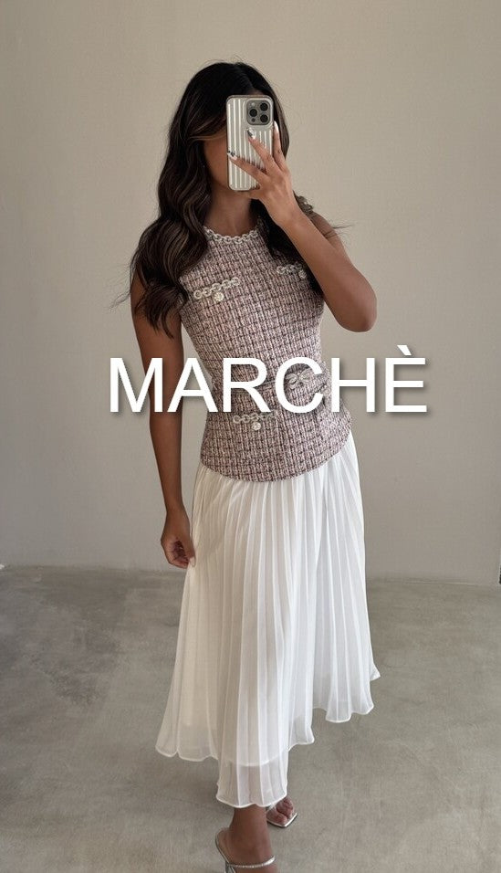 WOOLEN FAKE PLEAT DRESS