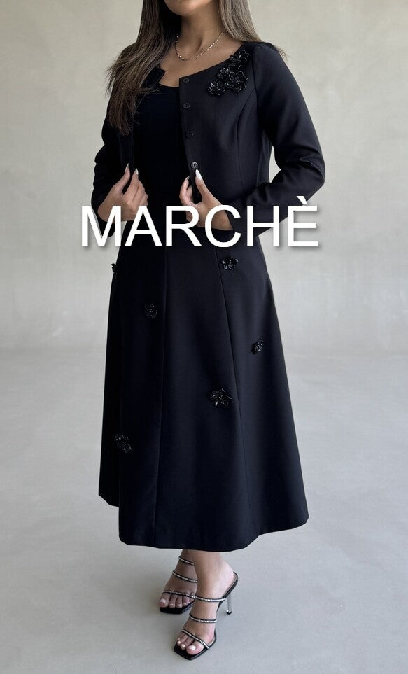 SET 3D FLORAL JACKET +  SKIRT