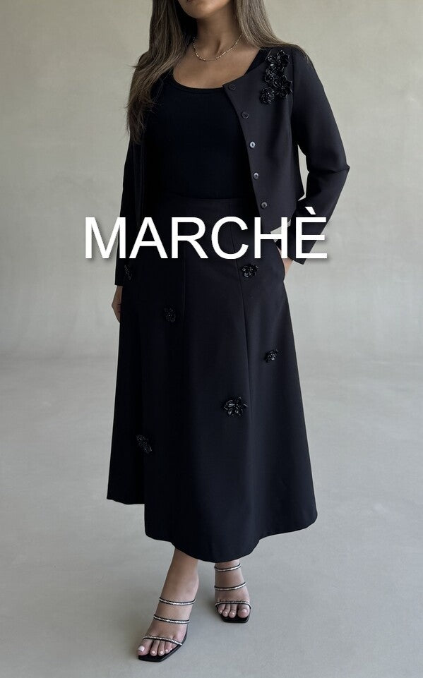 SET 3D FLORAL JACKET +  SKIRT