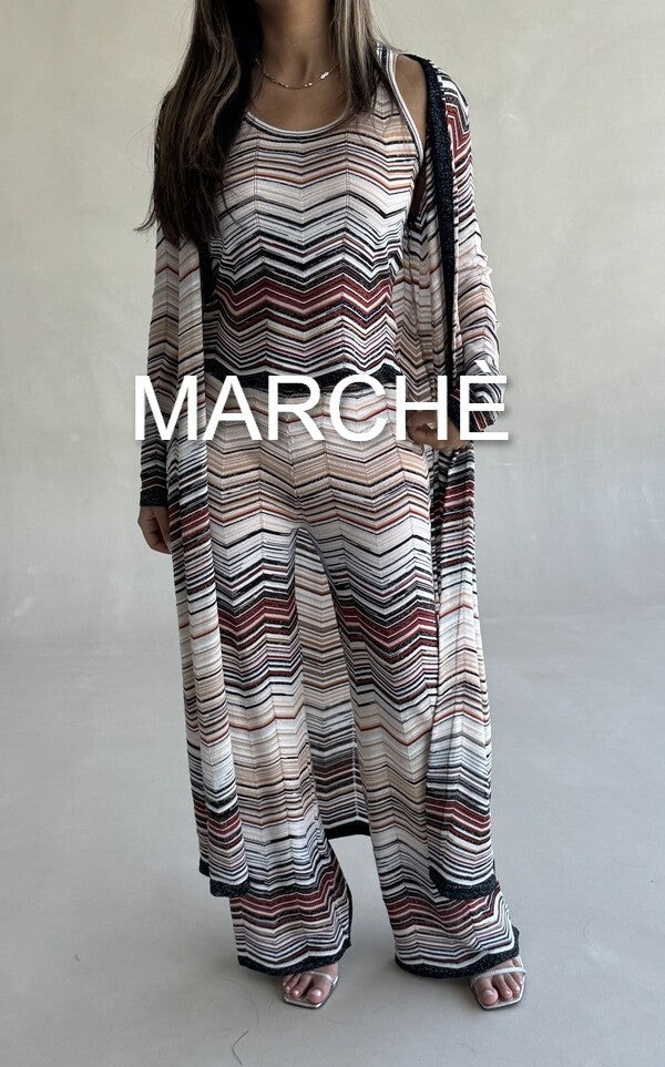 STRIPED LONG CARDIGAN +LOOSE PANTS