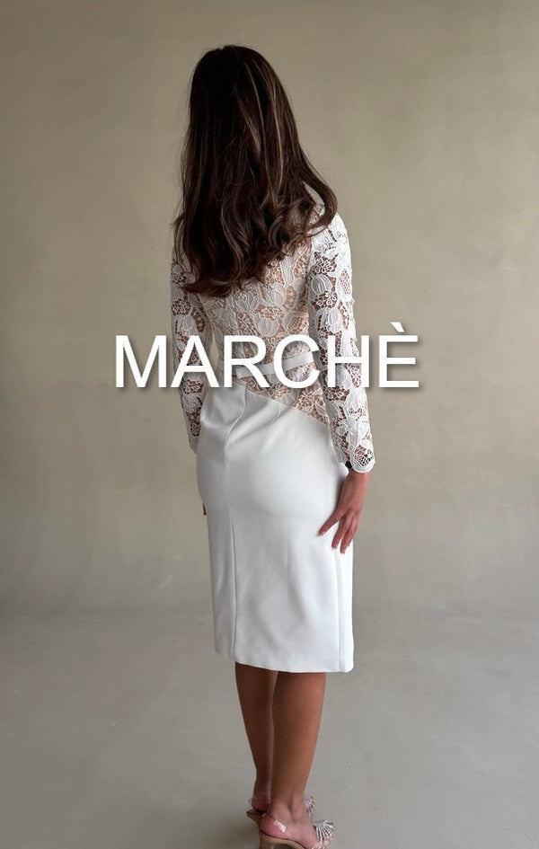 TEA-LENGTH BRIDAL DRESS