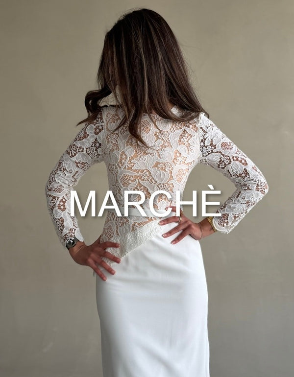 TEA-LENGTH BRIDAL DRESS