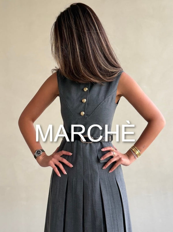 CASUAL PLEATED DRESS