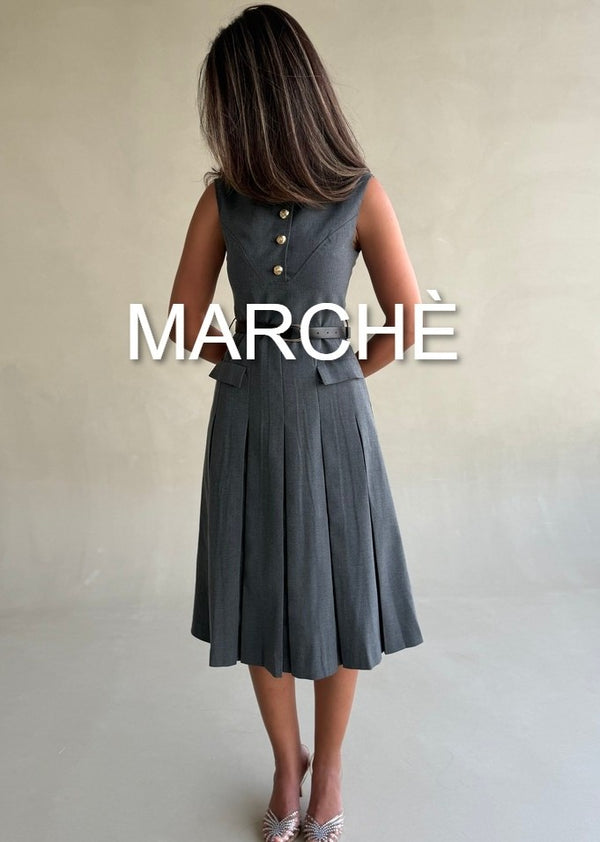 CASUAL PLEATED DRESS