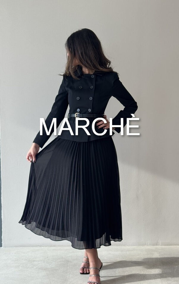 DOUBLE BELTED SUIT DRESS
