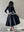 DIAMOND BUTTON SUIT SATIN DRESS